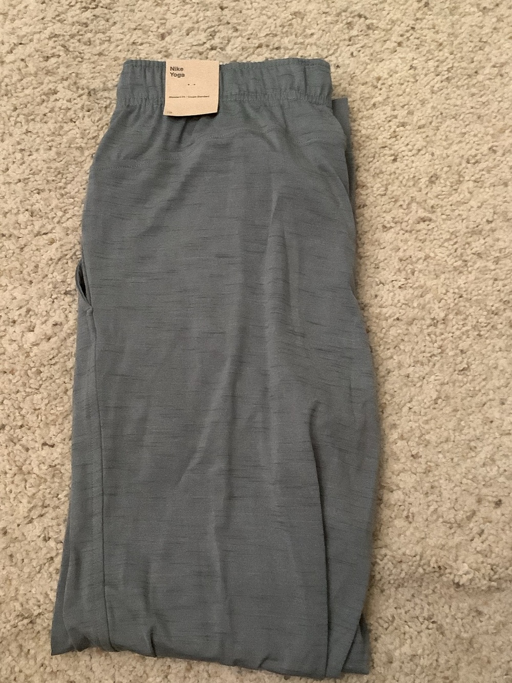 Nike Yoga Leggings in Slate Blue